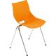 チェラントラ（Cerantra） コスカ Koska スタッキングチェア ミーティングチェア オレンジ KOS-OR 1セット(2脚入)（取寄品）
