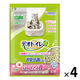 デオトイレ ふんわり香る消臭・抗菌サンド ホワイトフローラル3.8L 4袋 猫砂 ユニ・チャーム