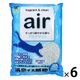 スーパーキャット air消臭する紙砂 アクアマリン 国産 6.5L 6袋