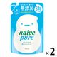 ナイーブピュア 泡ボディソープ 詰め替え用 450ml 2個 クラシエ