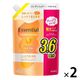 エッセンシャル しっとりまとまる コンディショナー 詰め替え 大容量 1080ml 2個 花王