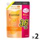 エッセンシャル しっとりまとまる シャンプー 詰め替え 大容量 1080ml 2個 花王