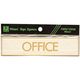 光 真鍮サインプレート OFFICE LG572-2 1枚 224-2844（直送品）