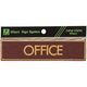 光 真鍮サインプレート OFFICE LG573-2 1枚 224-9155（直送品）