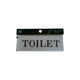 光 サインプレート TOILET Y5150-136 1セット(5枚) 113-5886（直送品）