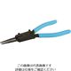 室本鉄工 メリー スナップリングプライヤ(軸用)JS175A JS175A-200 1丁 853-4913（直送品）