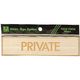 光 真鍮サインプレート PRIVATE LG572-3 1枚 224-7570（直送品）