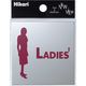 光 ステンレスサイン女マーク LEDIES70×70×0.8mm KS778-5 1セット(5枚) 820-1612（直送品）