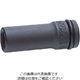 トップ工業 TOP インパクト用ディープソケット 差込角9.5mm 対辺12mm PT-312L 1個 722-9640（直送品）