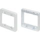 マサル工業 マサル ニュー・エフモール付属品 コンセント用引出フレーム 2個用 ホワイト SFBK22 1個 121-6202（直送品）