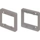 マサル工業 マサル ニュー・エフモール付属品 コンセント用引出フレーム 2個用 グレー SFBK21 1個 121-7769（直送品）