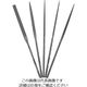 ツボサン 精密ヤスリ 5本組 三角 #3(#6より荒い) SA00553T 1セット 852-8688（直送品）