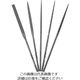 ツボサン 精密ヤスリ 5本組 角 #3(#6より荒い) KA00553T 1セット 852-8225（直送品）