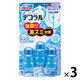 ブルーレットデコラル除菌効果プラストイレ便器の内側香りと汚れ着付防止の花びらジェルフレッシュフローラル約21日分1セット（3本×3個）小林製薬