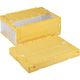 岐阜プラスチック工業 RISU 折りたたみコンテナー 605418 CFーS56NR黄/透明 CF-S56NR-YT 1個 821-9161（直送品）