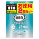 消臭力 プラグタイプ 消臭剤 芳香剤 部屋 リビング 玄関 ナチュラルソープの香り つけかえ 20mL 1パック（2個入） エステー