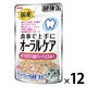 健康缶 オーラルケア まぐろとろみ 国産 40g 12袋 キャットフード ウェット パウチ