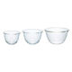 HARIO（ハリオ） 耐熱ガラス製ボウル 3個セット