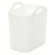 SUN＆WASSER バスケットL ドット ホワイト サンカ