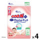 グーンプラス おむつ テープ Sサイズ（4～8kg）1セット（1パック（62枚入）×4）敏感肌にやわらかタッチ
