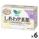 【生理用品】 ナプキン 特に多い昼用 羽つき 25cm ロリエエフ しあわせ素肌 1セット（17枚入×6個） 花王
