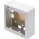 マサル工業 マサル メタルモール付属品 2個用スイッチボックス 深型 ノックなし ホワイト ABN4122 1個 120-9798（直送品）
