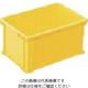 岐阜プラスチック工業 RISU Rボックス型コンテナ 134246 B型プラテナーRBー36 黄 RB-36 Y 1個 868-7092（直送品）