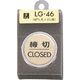 光 真鍮サインプレート 締切 CLOSED LG46-3 1個 225-0671（直送品）
