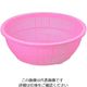 池田プラスチック販売 イケダ DX丸 ザル(ピンク)#650 61-6583-16 1個（直送品）