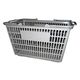 江部松商事 ショッピングバスケット Fー101 ライトグレー 61-6567-26 1個（直送品）