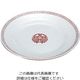 エンテック メラミン中華食器 瑞祥 平皿 9インチ CAー21 外赤内白 61-6836-23 1個（直送品）