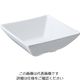 江部松商事 メラミン スクエア小鉢 12cm KDー303 ホワイト 61-7995-04 1個（直送品）