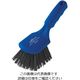 Hill Brush サーモンレジンブラシ ショートハンドルブラシ ダークブルー 毛丈44mm D4RESMDX 1本 62-6168-23（直送品）