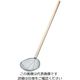 新越ワークス TS 木柄給食用すくい網 スイノー型 特大 荒目(6.5メッシュ) 62-6382-64 1個（直送品）