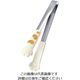 田辺金具 18ー0ちびにゃんこトング たま 白 2549 62-6461-45 1個（直送品）