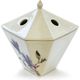 日本香堂 縁香炉 木蓮 白 4902125750227 1個（直送品）
