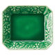 アイトー プレート 16cm 角皿 マーガリート 陶器 瀬戸焼 緑 448698 1個（直送品）