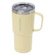 保冷・保温 フタ&ハンドル付きタンブラー イエロー LAKOLE/ラコレ