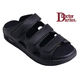 ビーウェル ドクターダリウス ブラック L DD00101 1足 0-7302-04　サンダル　メンズ（わけあり品）