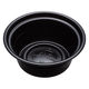 【在庫限り】リスパック テイク丼 400ml 本体 黒 1袋（50枚入）