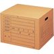 セキセイ 文章保存箱 A4・B4サイズ兼用 SBF-001B-00 1セット（2枚）