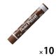 ぺんてる パッセル 単色 こげちゃ オイルパステル 10個 GHPAT09R