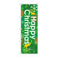 P・O・Pプロダクツ のぼり旗　Ｈａｐｐｙ　Ｃｈｒｉｓｔｍａｓ　グリー　Ｎｏ．ＧＮＢ-１６５３　Ｗ６００×Ｈ１８００094579 1枚（直送品）