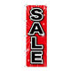 P・O・Pプロダクツ のぼり旗　ＳＡＬＥ　黒赤　Ｎｏ．ＧＮＢ-１６８７　Ｗ６００×Ｈ１８００094614 1枚（直送品）