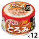 いなば CIAO チャオ とろみ 焼かつお ささみ カツオ節入り 国産 80g 1セット（1缶×12）キャットフード 缶詰