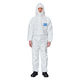 【アウトレット】【防護服】 日光物産 バリア-マン防護服 M P3040 JIS規格適合（タイプ5/6）ホワイト 1着