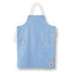 アリオカ 防炎エプロン　フリー　ライトブルー MD1002 1枚（直送品）