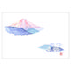 ササガワ 紙製テーブルマット・ランチョンマット　尺3　九鬼山からの赤富士 41-10374 1冊(100枚入)（取寄品）