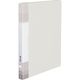 コクヨ クリヤーブック＜Glassele＞（替紙式・背ポケットタイプ・リングファイル） A4タテ 30穴 オフホワイト ラーGLB720W 1個