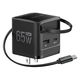 ECOFLOW 65W GaN急速充電器(USBーCケーブル内蔵)ブラック EFA-65WCHARGER2-B-JP 1個